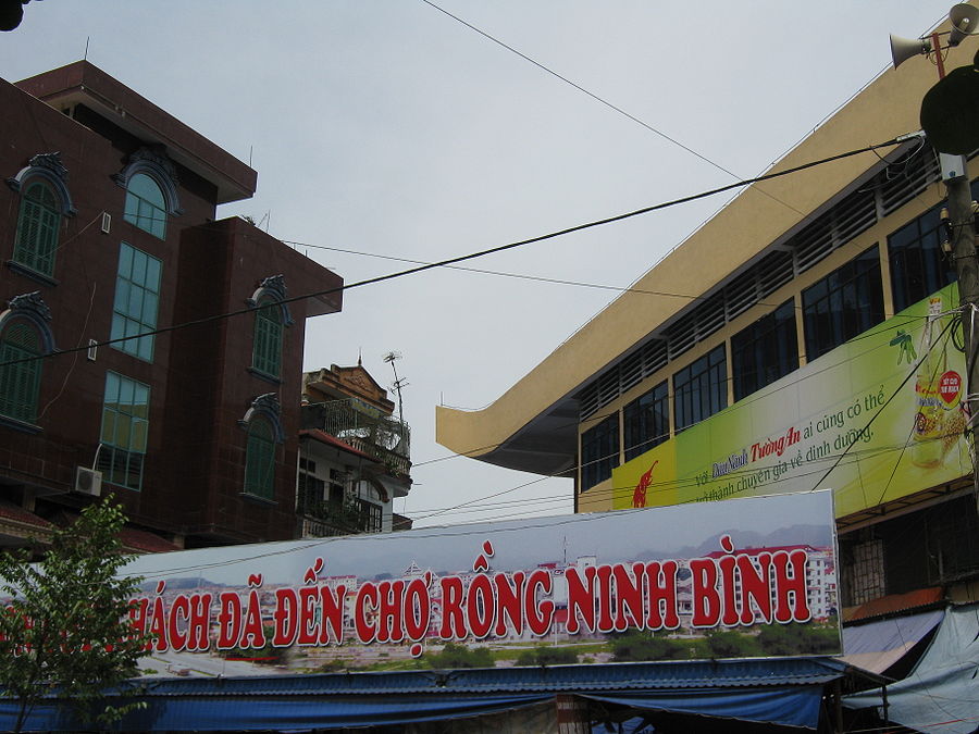 Du lịch chợ Rồng Ninh B&igrave;nh